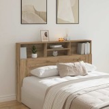 vidaXL Tăblie pat dulap stejar artizanal 160x19x103,5cm lemn prelucrat 856871