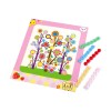 Set creativ adeziv pentru copii +3 ani, Flori, Crisalida