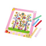 Set creativ adeziv pentru copii +3 ani, Flori, Crisalida