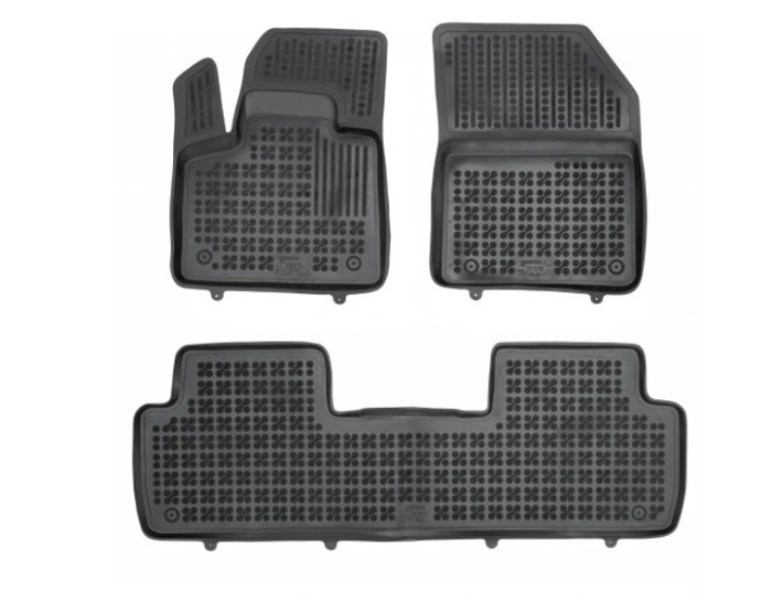 Covorase auto Peugeot 5008, 04.2017-12.2020, negru; elastomer, RapidAuto