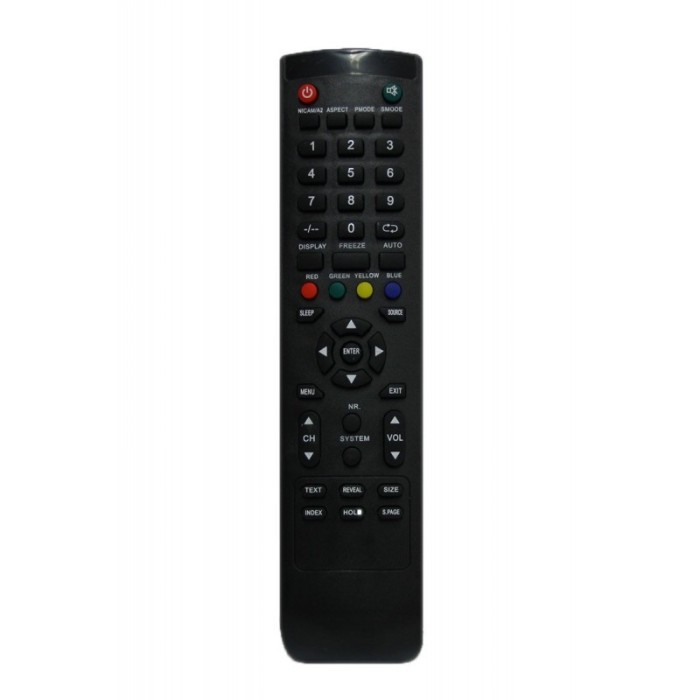 Telecomanda compatibila cu televizoarele AKAI , Negru