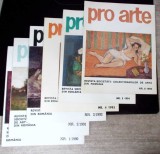 LOT 6 REVISTE PRO ARTE NR.1-6 / 1990-1995-REVISTA SOCIETATII COLECTIONARILOR DE ARTA DIN ROMANIA-339782