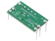RF Emitter FM FSK 433.92MHz 2.2-3.6V 10dBm THT 21mA