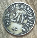 Jeton APPREIL AUTOMATIQUE / PRIME DE CONSUMATION 20 CENTS