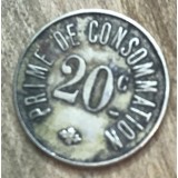 Jeton APPREIL AUTOMATIQUE / PRIME DE CONSUMATION 20 CENTS