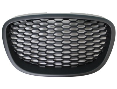 Grila masca fata fata Seat Leon (1P1), 06.2005-2009, negru; plasa tip fagure; Tuning, foto