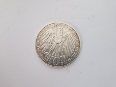 Germania 10 Mark 2001 Argint 925 foto
