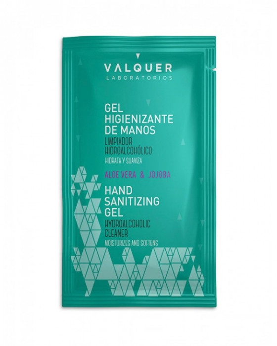 Plic Gel igienizant hidroalcolic pentru maini cu aloe Valquer 1,5ml