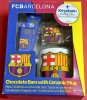 Pachet FC Barcelona: Cana, Breloc + Ciocolata EXPIRATA (Necomestibila) - Accesorii Fan FCB