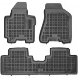 Set covorase auto din cauciuc Kia Sportage (Je), 09.2004-10.2010, negru, presuri tip tavita, Rezaw 201006, 3 buc., Aftermarket