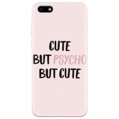 Husa silicon pentru Huawei Y5 Prime 2018, Cute But Psycho