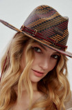 LE SH KA headwear palarie Red Fedora