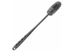 Perie silicon pentru spălarea sticlelor, gri, 28 cm foto