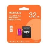 Card Memorie MicroSDHC 32GB A-Data, Clasa 10 U1, Adaptor SD Inclus