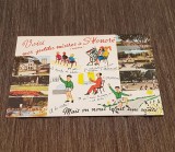 Carte Poștală 1987 &ndash; Umor Termal St-Honor&eacute;-les-Bains, Ilustrație și Fotografii de Epocă