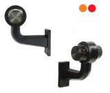 Lampa LED MAXI Galben/Rosie Fumurie 12-24V FR0147S Stop Auto Universal, Brat Flexibil 172mm, 18 LED, IP68