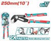 Cleste papagal TOTAL Industrial 250 mm, deschidere 50 mm, Cr-V