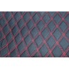 Material special pentru covorase auto romb negru / cusatura rosie. Cod: COV02NR Automotive TrustedCars, Oem