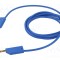 Cablu de măsurare Hirschmann T&amp;M 60V DC 30V AC 32A 2m albastru