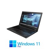 Laptop Lenovo P52, Hexa Core i7-8850H, 32GB DDR4, Quadro P2000, Win 11 Pro