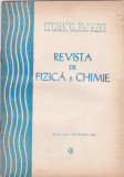 Revista De Fizica Si Chimie - Anul XXVI, Nr.:9 ,SEPTEMBRIE 1989