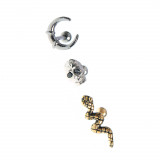 Set 3 piercinguri pentru ureche