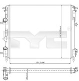 Radiator Racire Logan 1.4 1.6 AC - Compatibil cu Modelele pe Benzina Echipate cu Aer Conditionat