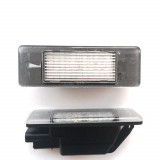 Set 2 lampi numar LED Peugeot 106, 1007, 308, 3008, 406, 407, 508, 607, 806, 807