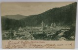 MANASTIREA AGAPIA , VEDERE GENERALA , CARTE POSTALA , CLASICA , DATATA 1900