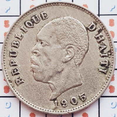 1142 Haiti 5 centimes 1905 km 53 foto