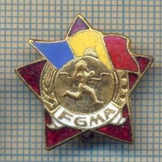 Y 849 INSIGNA - FGMA -FII GATA PENTRU MUNCA SI APARARE -PENTRU COLECTIONARI