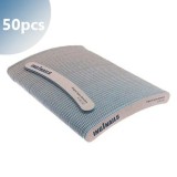 Inginails Pilă unghii banană, zebră cu centru albastru, 100/180 - 50buc