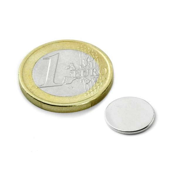 Magnet neodim disc &Oslash;12&amp;#215;1 mm, putere 770 g, N42