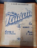 AS - PARTITURA pt voce si pian F. KNAUB - TAȚIANA