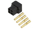 Mufă cablu PCB mamă 2mm 4 pini crimpată