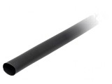 Manșon termocontractabil adeziv 24mm negru rolă