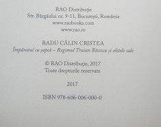 &Icirc;mpăratul cu șapcă. Traian Băsescu și elitele sale (Radu Călin Cristea, 2017)