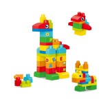 Set de constructie STEAM - Animalute (62 piese), Bufnitel