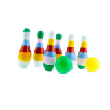 Set Popice de Bowling si 2 mingi, Multicolor, ATU-085813