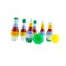 Set Popice de Bowling si 2 mingi, Multicolor, ATU-085813