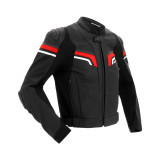 Cumpara ieftin Geaca Moto Piele Richa Matrix 2 Jacket, Negru/Rosu/Alb, Marime 60