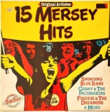 Various &lrm;&ndash; 15 Mersey Hits _ NM / VG+ vinil, LP, disc muzica garage rock _ Pickwick , UK, 1976