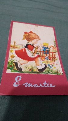 CARTE POSTALA FELICITARE NECIRCULATA 8 MARTIE foto