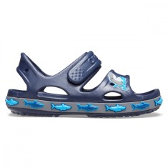 Sandale Crocs Fun Lab Shark Band Sandal B Albastru - Navy