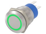 Comutator anti-vandalism SPST 3A/250VAC IP67 cu iluminare LED