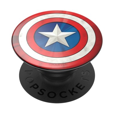 Popsockets original, suport cu functii multiple, Captain America Shield foto