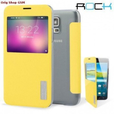 Husa Rock Flip Elegant S-View Samsung G900 Galaxy S5 Lamiie foto