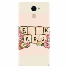 Husa silicon pentru Huawei Y7 Prime 2017, Scrabble