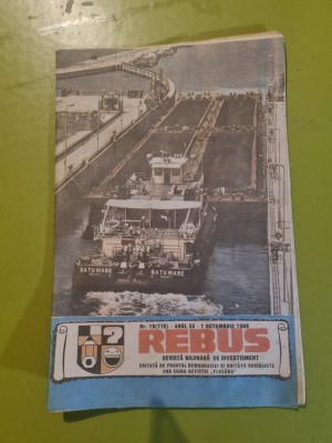 revista rebus 1 octombrie 1989 foto