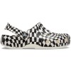 Saboti Crocs Warped Checker Clog Kids Alb - White/Black, 28 - 30, 32, 34, 36 - 38